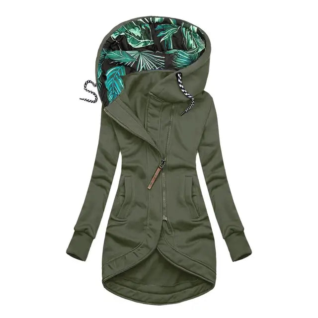 Noor - Elegante parka met grote capuchon