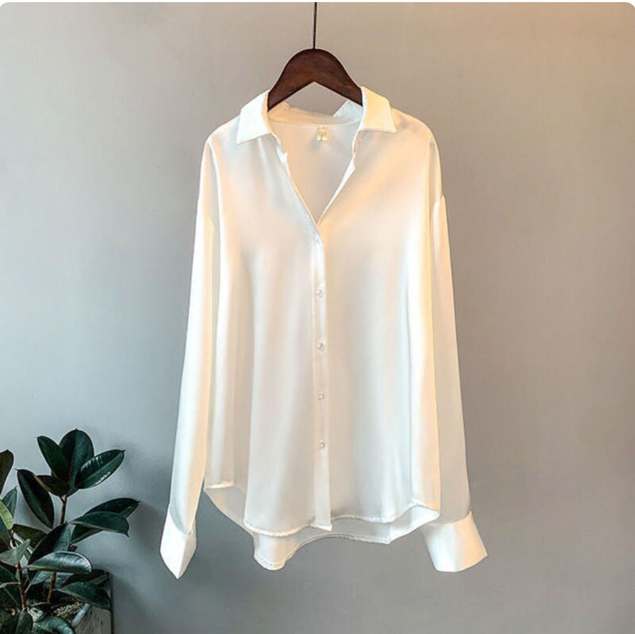 Kim | Satijnen Blouse